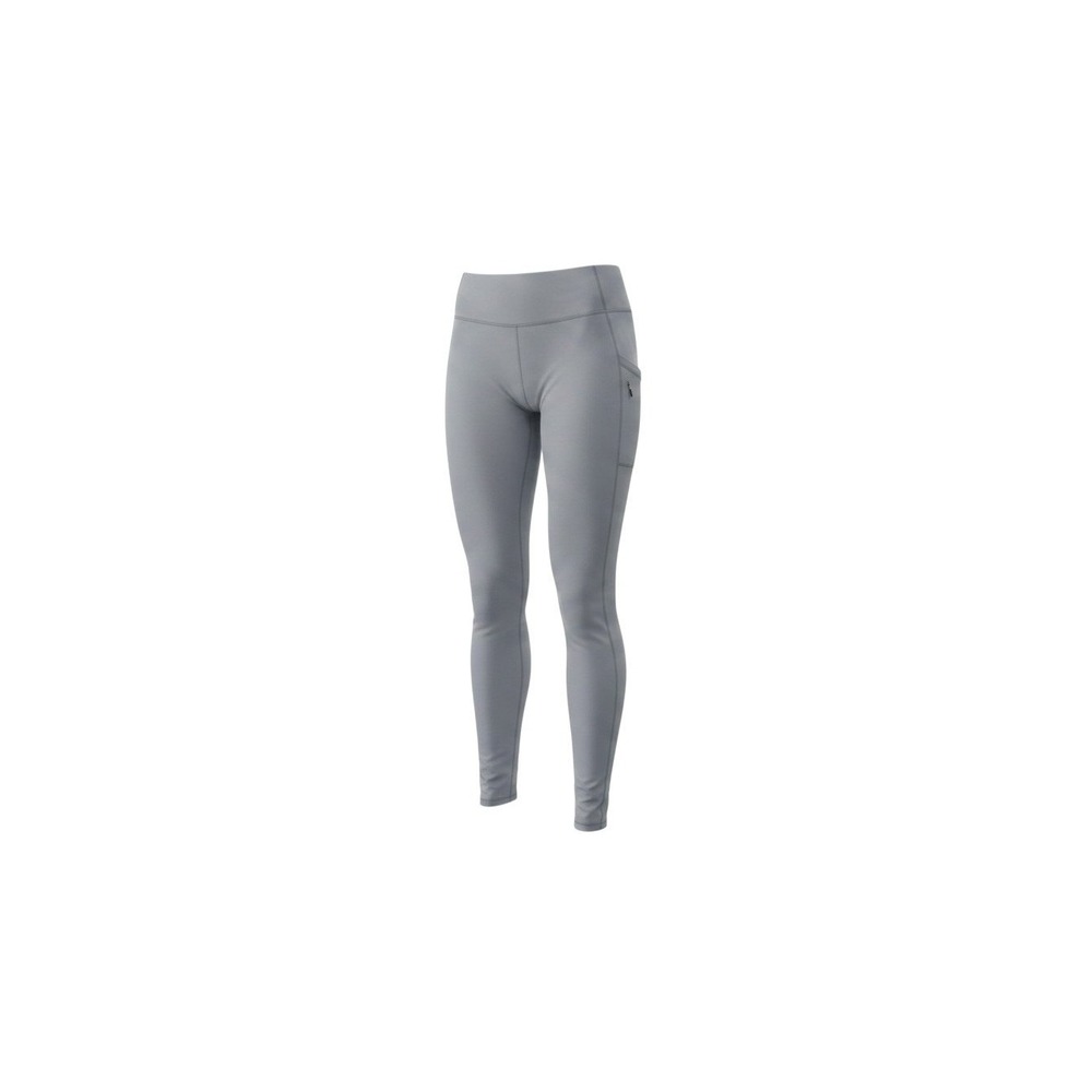 NYL Sport Leggings Womens L Gray High-Rise Pockets Performance Tights